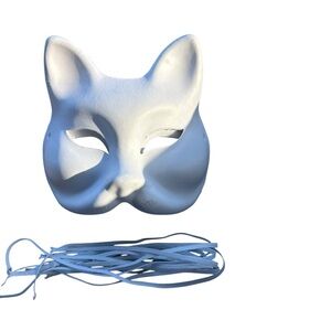 Masquerade Mask. 10pcs Party Blank Mask. White. New.